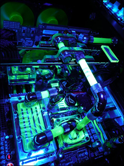 The cooling system and lighting The cooling system and lighting